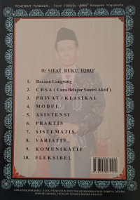 Image of 10 Sifat Buku Iqro'